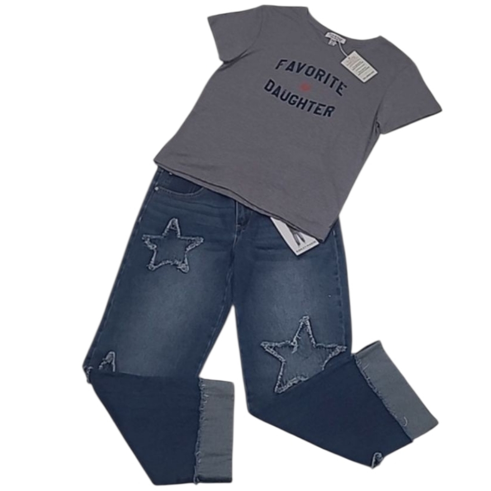 Sub_Urban Riot 'Favorite Daughter' T Shirt Distressed Tee Short Sleeve Top NWT